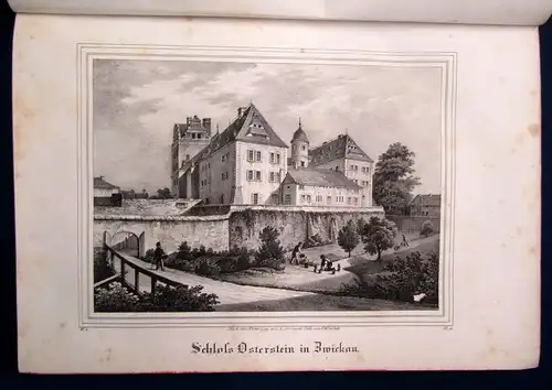 Saxonia Museum für Sächsische Vaterlandskunde 4. Band 65 Lithographien rar  js