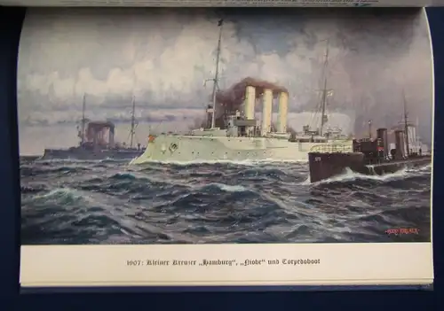Loeff Deutschlands Seegeltung 1939 Germanischer Einbaum u. Vikingerschiff js