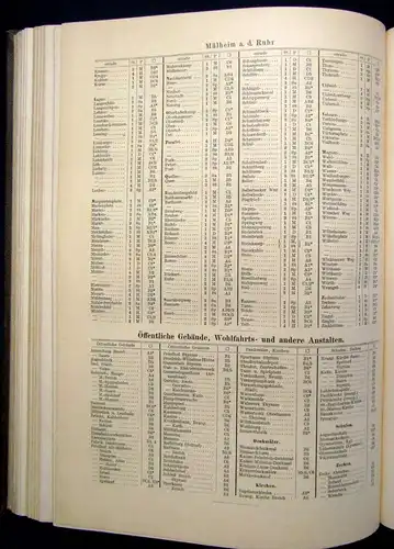 Krauß Meyers Deutscher Städteatlas 1913 selten mit 50 Karten komplett rara js