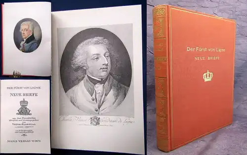Klarwill Der Fürst von Ligne 32 Bildertafeln und 1 Handschrift 1924 Politik js