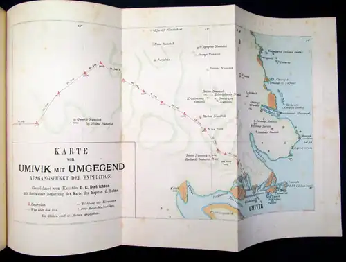 Nansen Auf Schneeschuhen durch Grönland 2.Bd. apart 1898 selten Abenteuer js