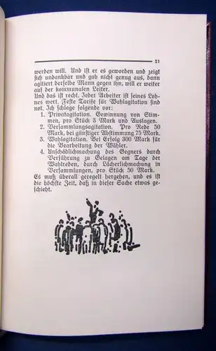 Leine Frau Döllmer Humoristisch-satirische Plaudereien Or.Ledereinband 1900 js