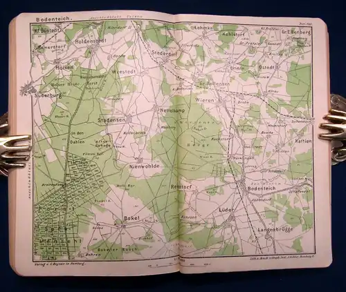 Roth Hamburger Wanderbuch 2 Bde. 1922 Holstein, Lauenburg,Lüneburger Heide js