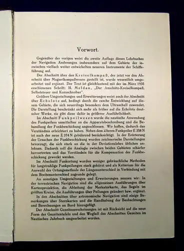 Meldau-Steppes Lehrbuch der Navigation um 1900 Technik altes Handwerk mb