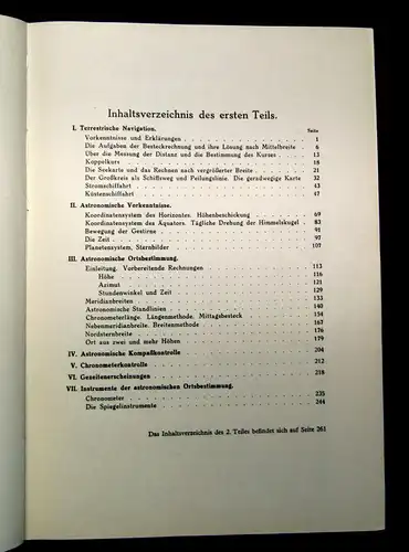 Meldau-Steppes Lehrbuch der Navigation um 1900 Technik altes Handwerk mb