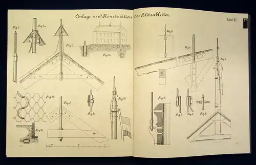 Schmidt Die Eindeckung der Dächer, Dachrinnen Konstrukt Reprint 1885, 1997 js