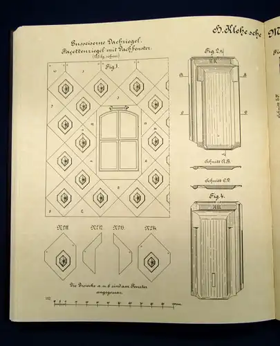 Schmidt Die Eindeckung der Dächer, Dachrinnen Konstrukt Reprint 1885, 1997 js