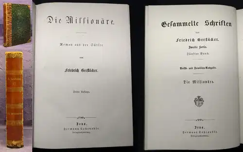 Gerstäcker, Friedrich Gesammelte Schriften Bd.27 Die Millionäre um 1900 js