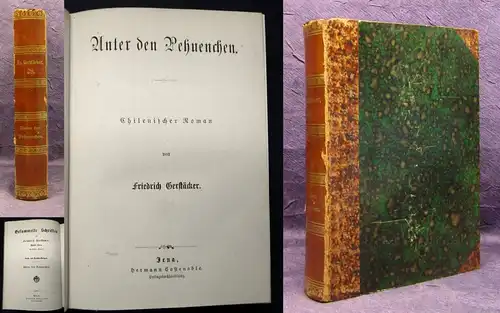 Gerstäcker, Friedrich Gesammelte Schriften Bd.28 Unter den Pehuenchen 1900 js