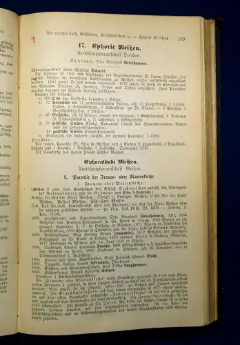 Kolbe Handbuch der Kirchen-Statistik für das Königreich Sachsen Stand Jan1903 js