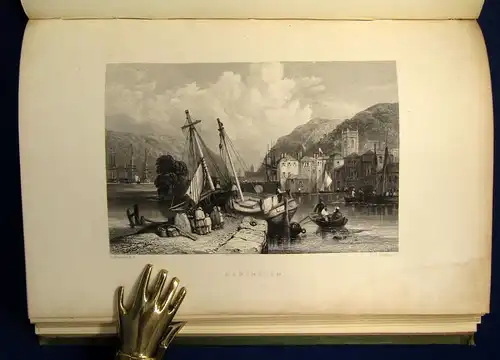 Stanfield Stanfield´s Coast Scenery 1844 England Ansichtenwerk Frankreich mb