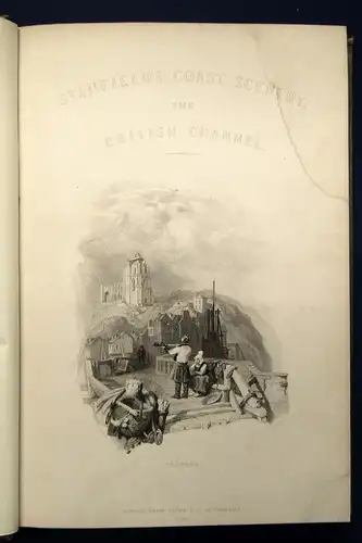 Stanfield Stanfield´s Coast Scenery 1844 England Ansichtenwerk Frankreich mb