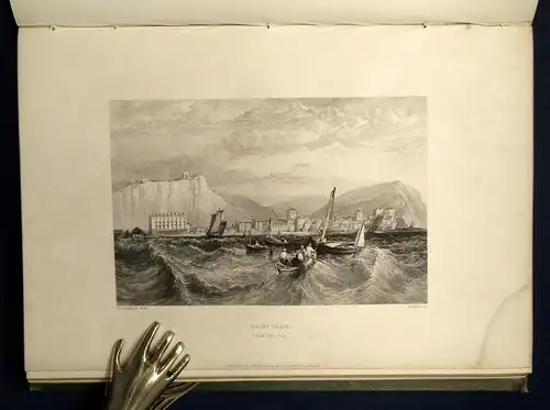 Stanfield Stanfield´s Coast Scenery 1844 England Ansichtenwerk Frankreich mb