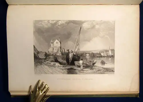 Stanfield Stanfield´s Coast Scenery 1844 England Ansichtenwerk Frankreich mb