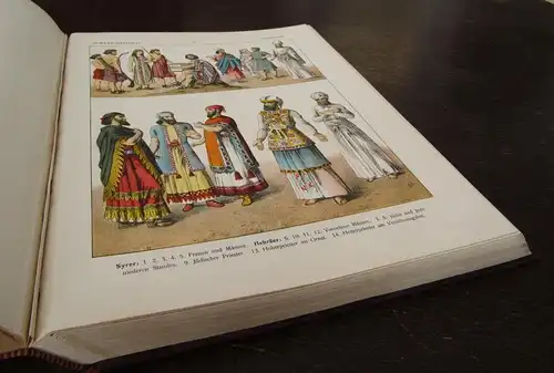 Kretschmer Die Trachten der Völker Vom Begin der Geschichte Bildband 1906  js