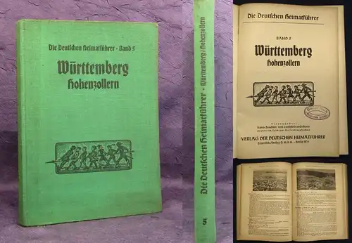 Horn Die deutschen Heimatführer Bd.5 Württemberg Hohenzollern 1900 js