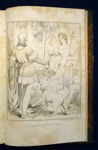 Album der Boudoirs 1838 Illustr. zu Uhlands Gedichten in 36 Umrissen Lyrik js