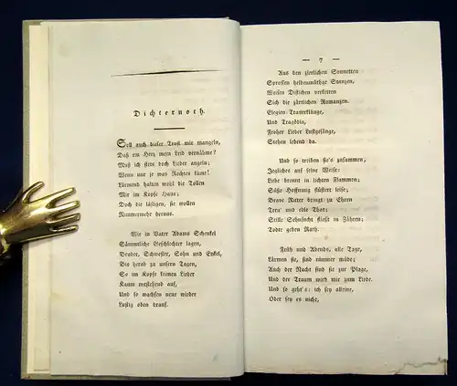 Gedichte von Wilhelm Hey 1816 EA Weltklassiker Belletristik Lyrik js