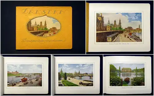 Dresden 18 ausgewählte Aufnahmen o.J. um 1920 Ortskunde Landeskunde Bilder mb