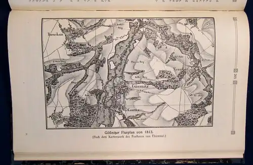 Glasewald Chronik der Stadt Gößnitz 1910 Ortskunde 92 Abb. 3 Stadtpläne js