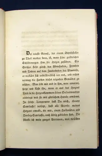 Reminiscenzen für Semilasso von Homogalakto 1837 dekorativer Halbleder js