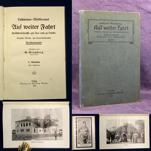 Wislicenus Auf weiter fahrt Volksausgabe 1906 Selbsterlebnisse zur See u.Land js