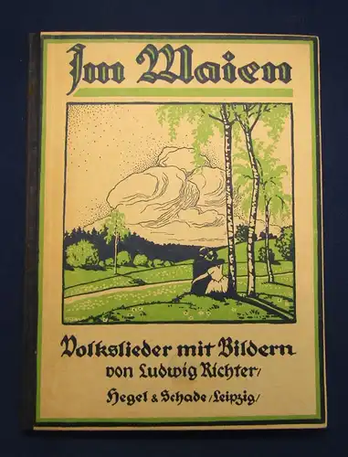 2 Bücher ill. von Ludwig Richter um 1910 Liebe u. Leben,m Im Maien Volkslieder j