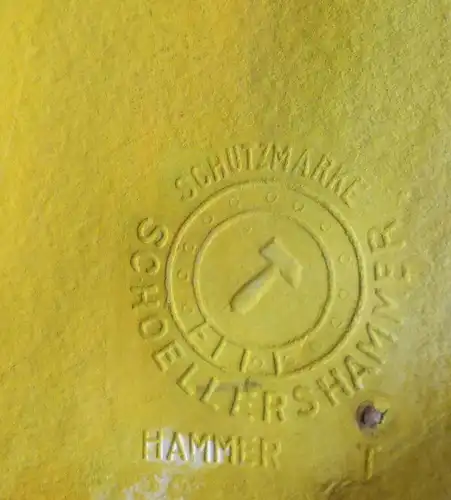 Hassebrauk, Ernst Stillleben auf Gelb Gouache 1957 Schätzpreis 100x74cm