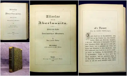 Allerlee aus dar Äberlaußitz 1882 Belletristik Klassiker Gedichte Romane mb