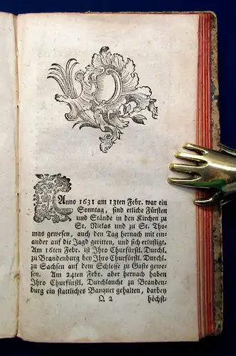 Kritzinger Die Geschichte der Stadt Leipzig 1778 Seltene EA Saxonica Sachsen mb