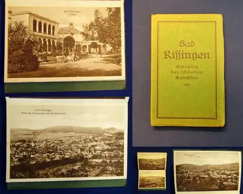 20 schöne Original Ansichtskarten von Bad Kissingen um 1930 Ortskunde js