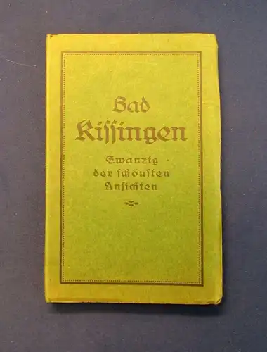 20 schöne Original Ansichtskarten von Bad Kissingen um 1930 Ortskunde js