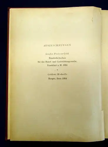 Friebel Die Hotel- und Restaurationsküche 1956 Gerichte Speißen Rezepte js