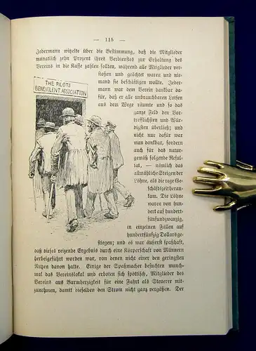 Twain Auf dem Mississippi nach dem fernen Westen 1919 Belletristik Klassiker mb