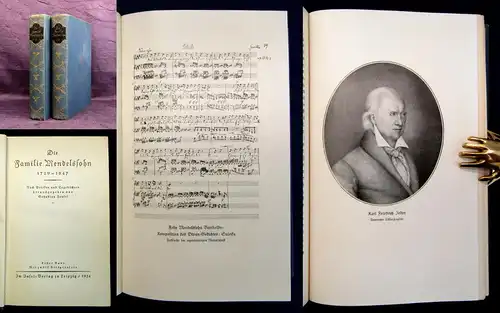 Hensel Die Familie Mendelssohn 1924 2 Bde. Belletristik Klassiker Romane mb