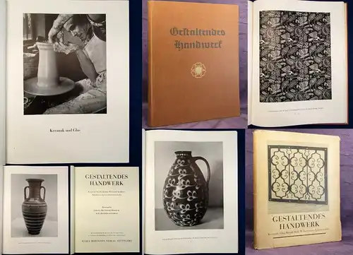 Gestaltendes Handwerk Keramik,glas,Metall,Holz,Flechtwerk,252 Bilder 1900 js
