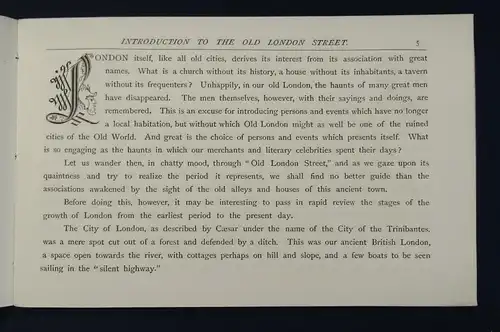 Hake Ye Historical Sketch of ye olde London Streete Wherein Gravynges o.J. js