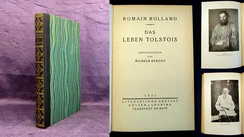 Rolland Das Leben Tolstois 1922 Belletristik Klassiker Romane Literatur mb