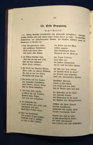 Kamp Nibelungen und Gudrun in metrischer Übersetzung 1911 Klassiker js