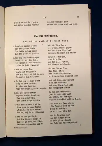 Kamp Nibelungen und Gudrun in metrischer Übersetzung 1911 Klassiker js