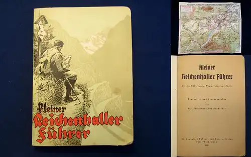 Wiedemann Kleiner Reichenhaller Führer um 1950 Ortskunde Bad Reichenhall mb