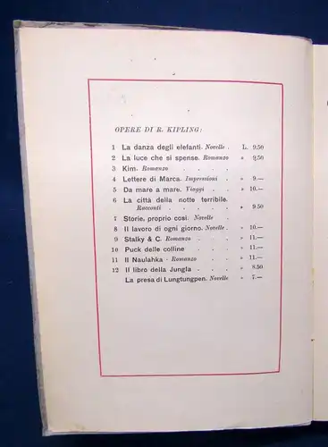 Il Libro Della Jungla ( The Jungle Book) 1928 Bildband Geschichten Erzählungen j