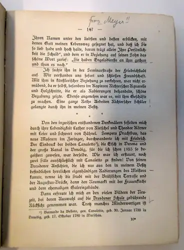 Hoff Amt und Muße, Ludwig Richter als Freund 1903 Widmungsexemplar Künstler  js