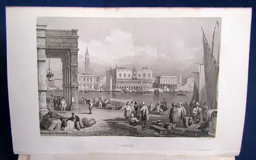 Roscoe The Tourist in Italy 1831 Landeskunde Ortskunde Reise Italien sf