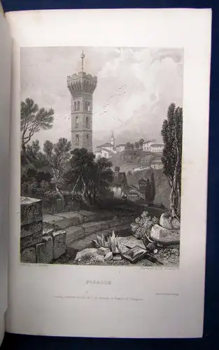 Roscoe The Tourist in Italy 1833 Landeskunde Ortskunde Reise Italien sf