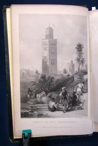 Roscoe The Tourist in Spain and Morocco 1838 Landeskunde Ortskunde Reise sf