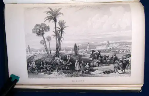 Roscoe The Tourist in Spain and Morocco 1838 Landeskunde Ortskunde Reise sf