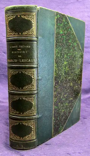 Abbé Histoire de Manon Lescaut et du Chevalier des Grieux 1875 Belletristik sf