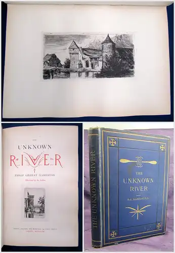 Hamerton The Unknown River. 1871 Erstausgabe Reise Belletristik Klassiker sf