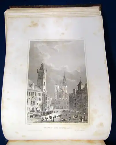 Meyers Universum Sehenswerthesten und Merkwürdigkeiten 10.Bd Stahlstich 1843 js